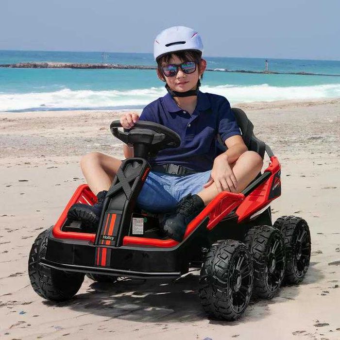 UTV electric pt 2 copii Kinderauto BJSX2319 6x6 300W 24V RED