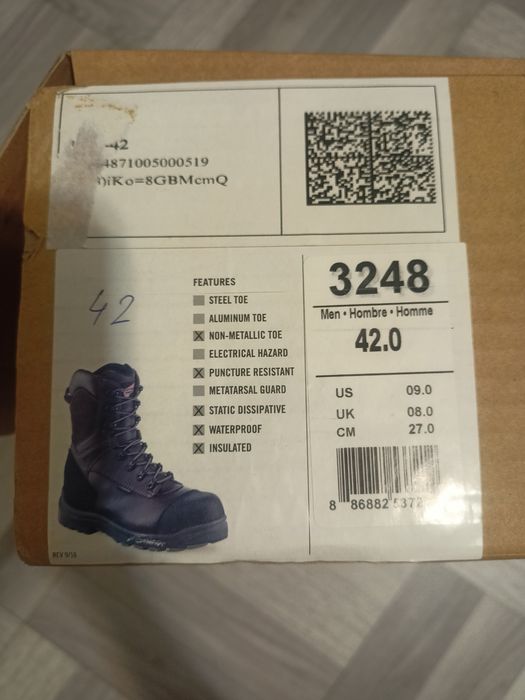 Red Wing, қысқы аяқ киім. 42Eu