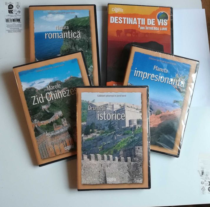 5 Dvd-uri sigilate - Calatorii in jurul lumii