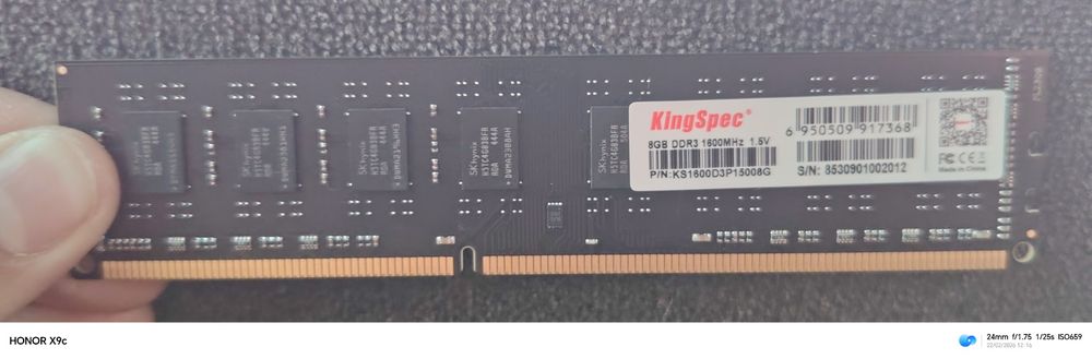 KingSpec 8гб ддр3 1600мгц