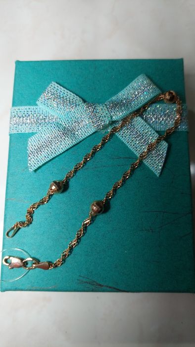 Браслет красное золото 585 пробы