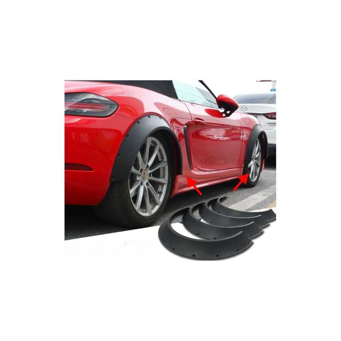 Set protectie aripa universal Overfender culoare Negru Mat