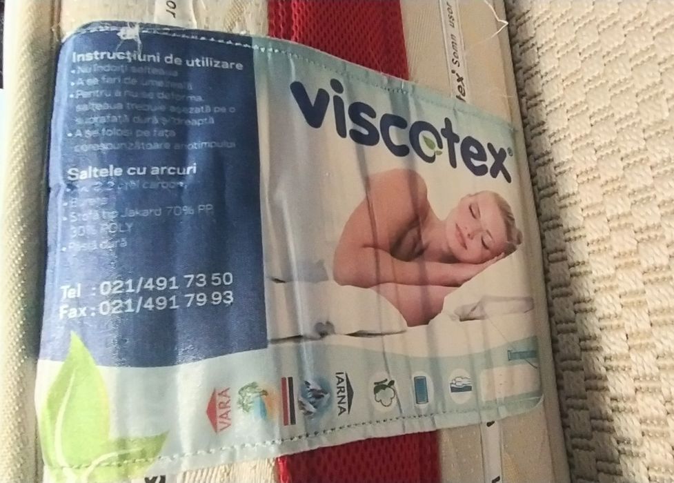 Saltea Ortopedica cu două fețe Vara-Iarna Viscotex 160x200cm