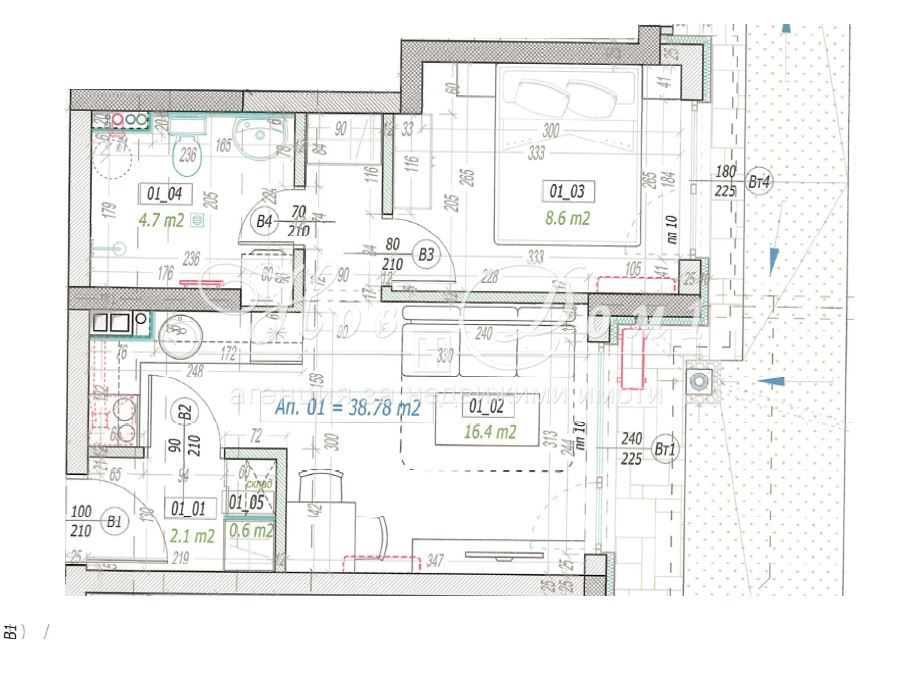 Продава се Двустаен апартамент в София, Малинова долина - 60 кв.м за 1508 €/кв.м - Снимка #5
