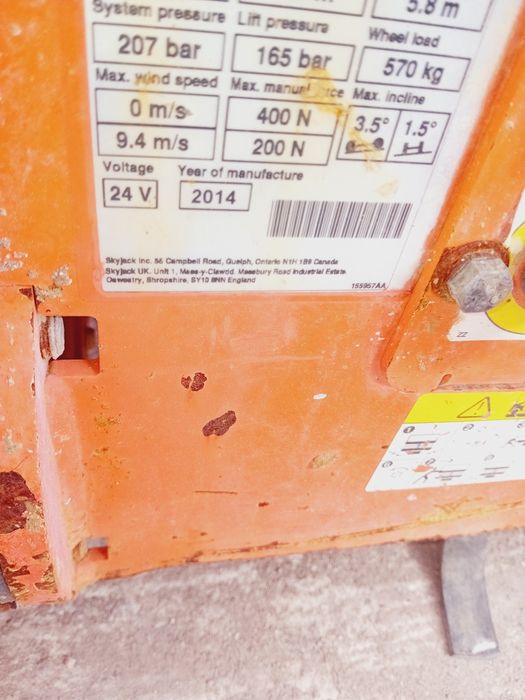 Nacela electrica 8m Skyjack sjIII 3219