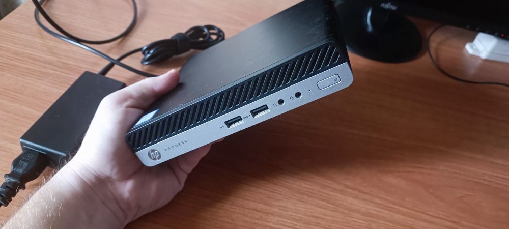 Мини ПК HP EliteDesk DDR4 8GB/ SSD 256GB/ Windows