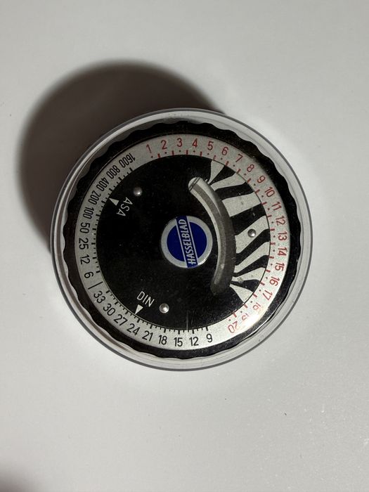 Hasselblad - buton de armare si exponometru/exposure meter knob