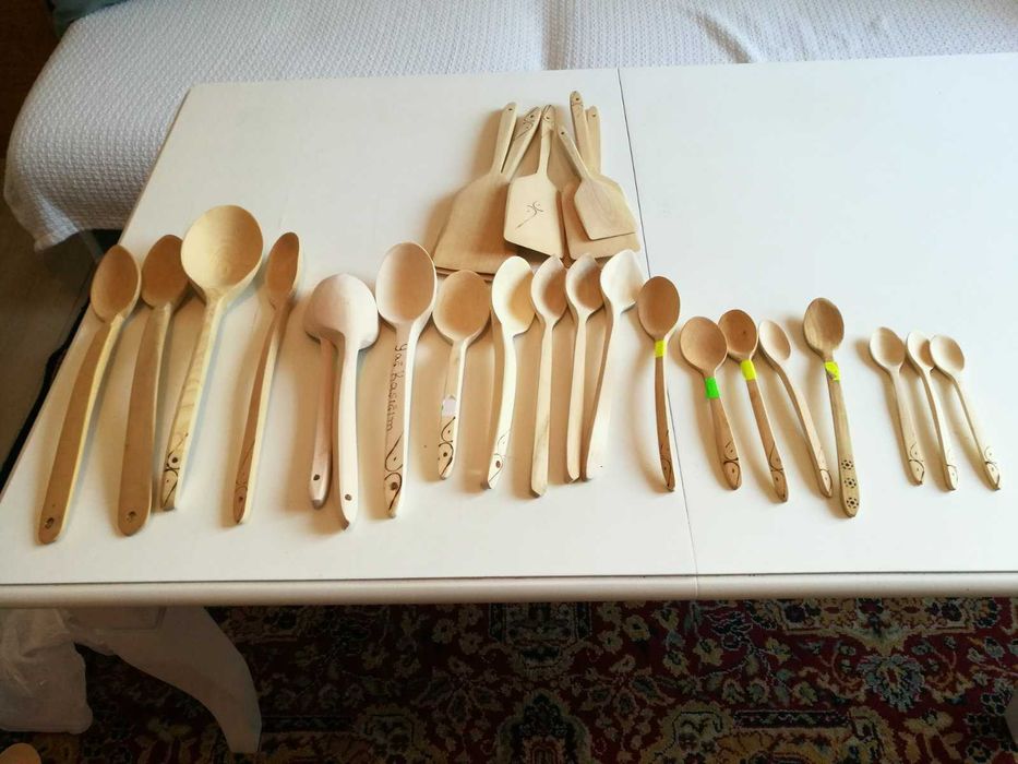 дървени лъжици голямо разнообразие