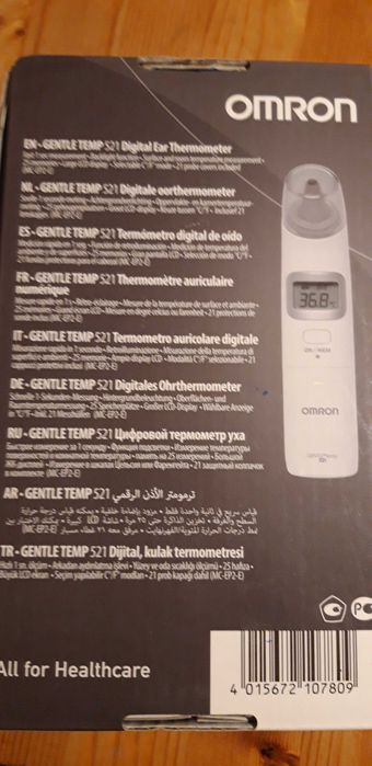 Термометър за ухо Omron