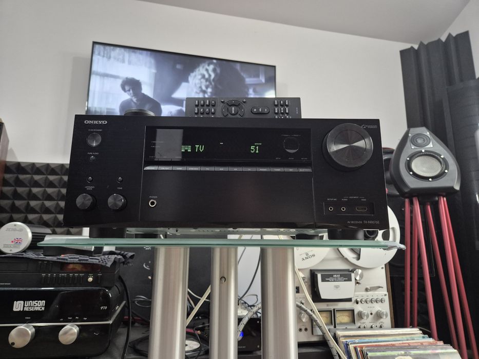Onkyo TX NR676E Receiver Dolby Atmos Bluetooth HDMI Arc Wifi