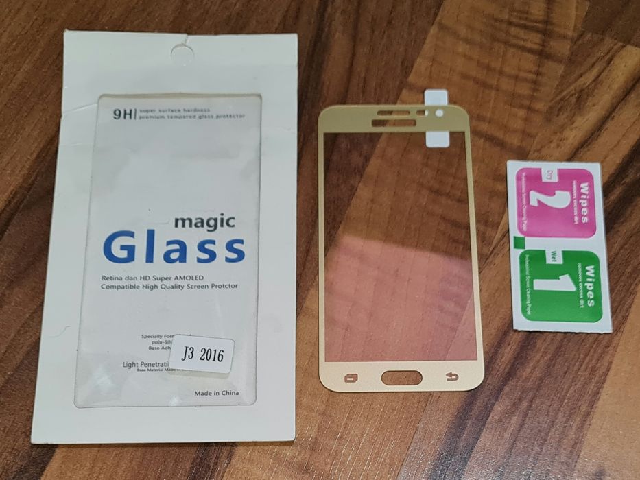 Folie sticla full cover originala SuperGlass Samsung J3 '16 si J5 '15