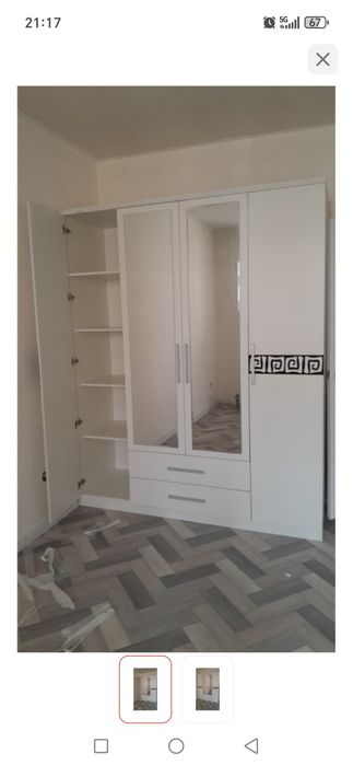 Продам Распашной шкаф с зеркалом