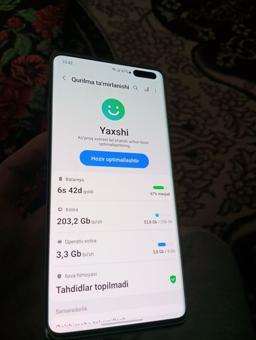 s10 5g 256/8 obmen bor