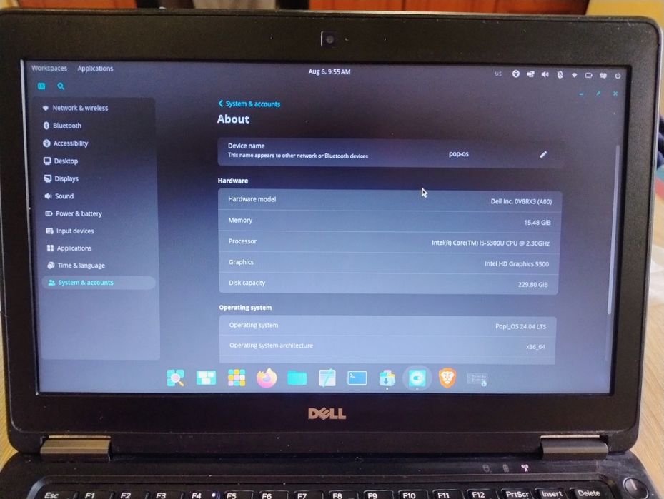 Dell latitude e7250 + зарядно устройство
