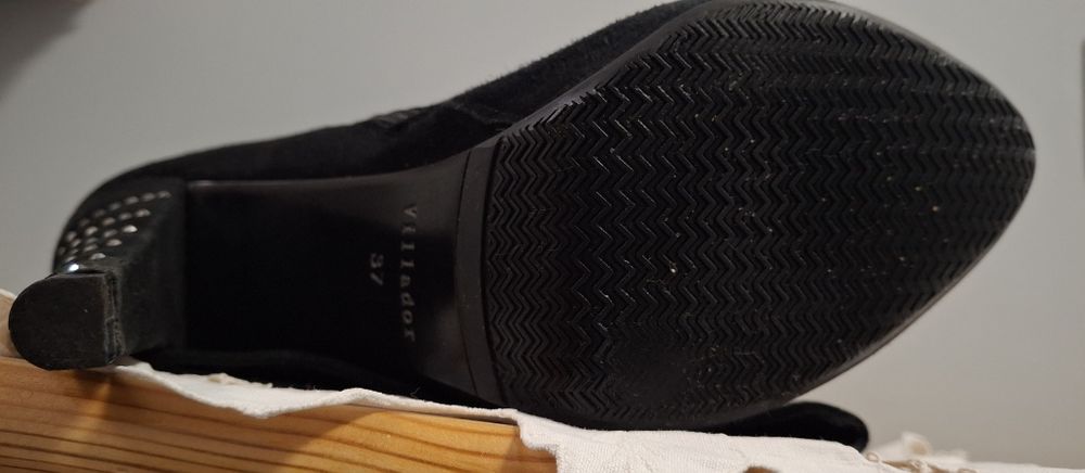 Замшевые Сапоги Ботфорты 37р