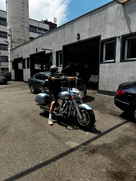 Kawasaki Vulcan VN 2000 inmatriculat import Canada cu remorca / firma