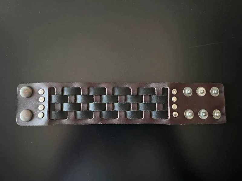 Bratara Checkered - Piele Naturala