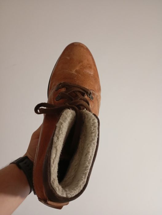 Мъжки боти естествена кожа 46 номер