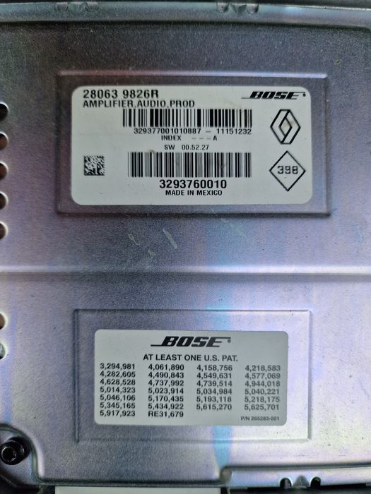 Amplificator Bose Renault Latitude