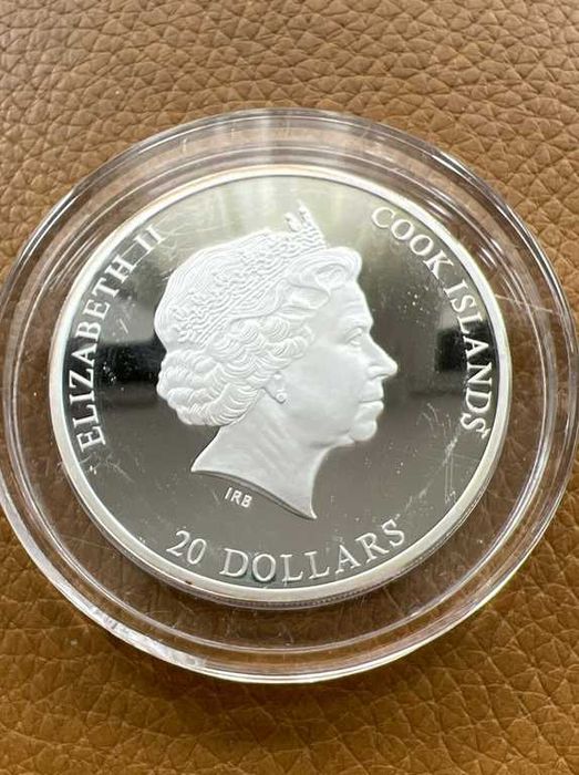 Vand moneda de argint 999,  editie limitata Mona Lisa