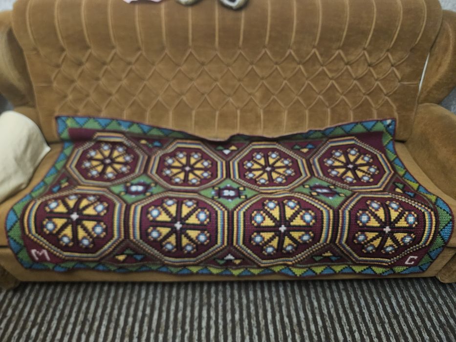 Ръчно плетена кувертюра, покривало