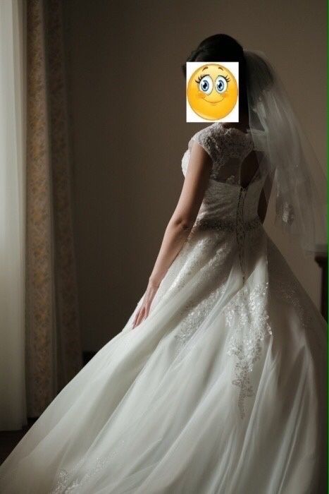Продам свадебное платье со шлейфом