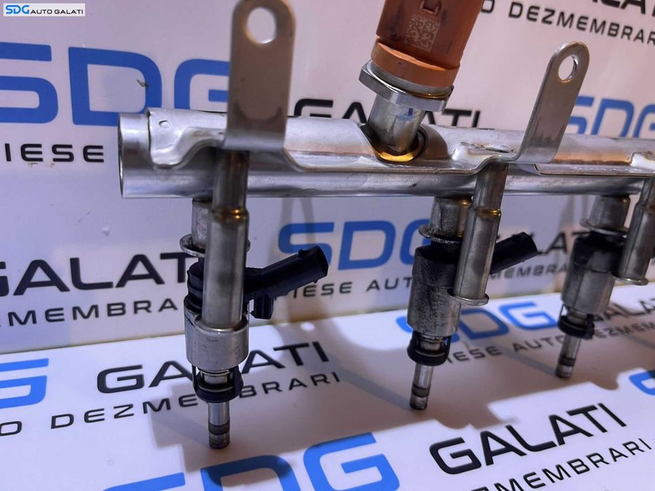 Rampa Presiune cu Injectoare si Senzor Presiune Combustibil Skoda Superb 2 2.0 TFSI CCZA 2008 - 2013 Cod 06J133317M 06H906036G 06J906051D [B0010]