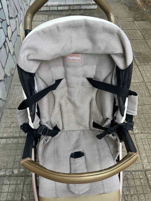 Комбинирана бебешка количка 3 в 1 Peg Perego Book 51 (Rose Gold / Mon Amour)