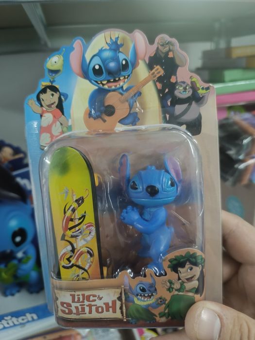Комплект фигурки Стич/Попит игра машина/Плюшена играчка Стич