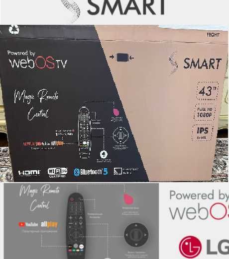 ТV  (LG)"Ssmart" 43  Smart TV / Full HD/ WEB OS