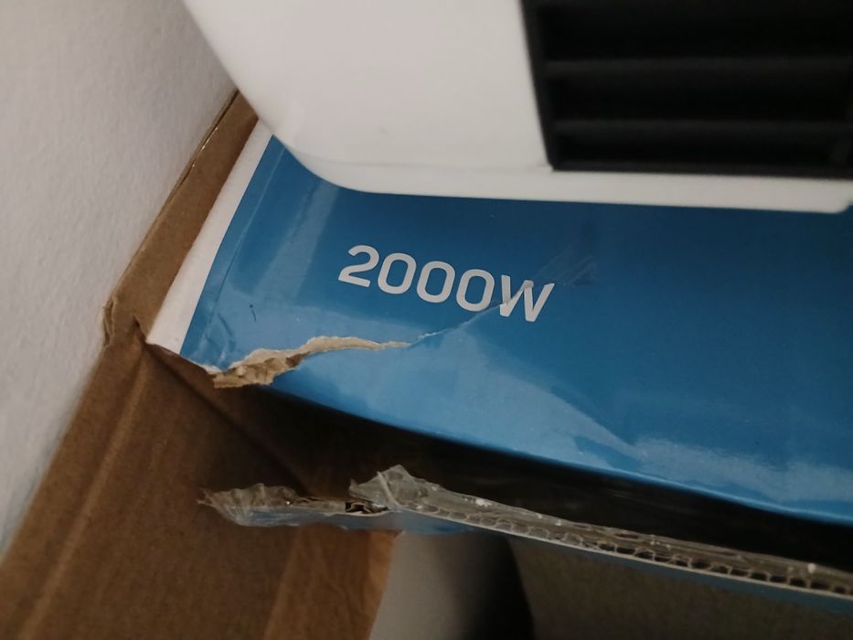 Aeroterma de Perete Well, 2000W, 2 Setari de Caldura, 52x17x12cm