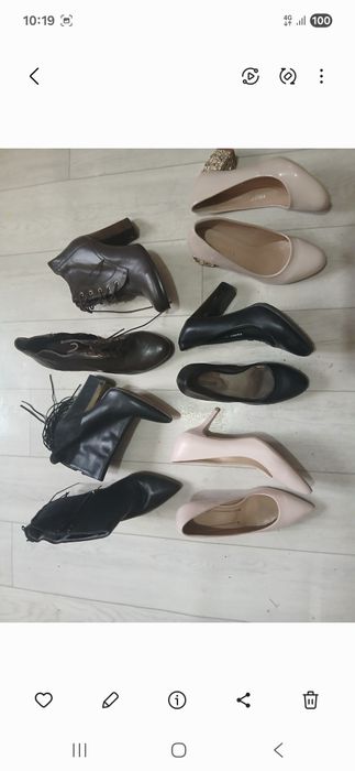 Новые листаем обуви разные