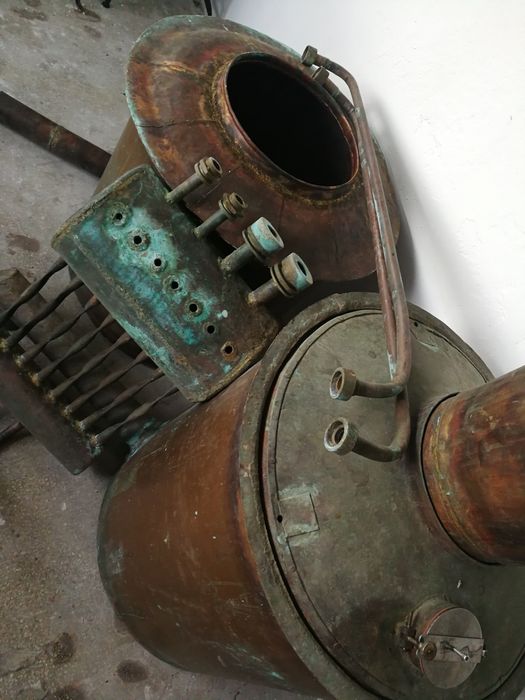 Cazan de țuică din cupru alimentar Capacitate 220 litri