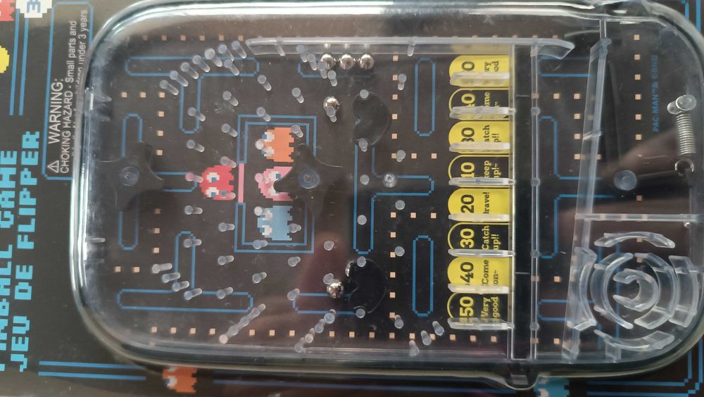 Pac-Man Pinball Game мини механичен флипер Miniso играчка