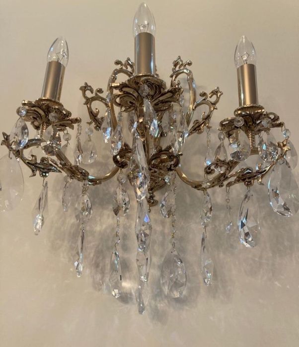 Продам хрустальные бра на стену