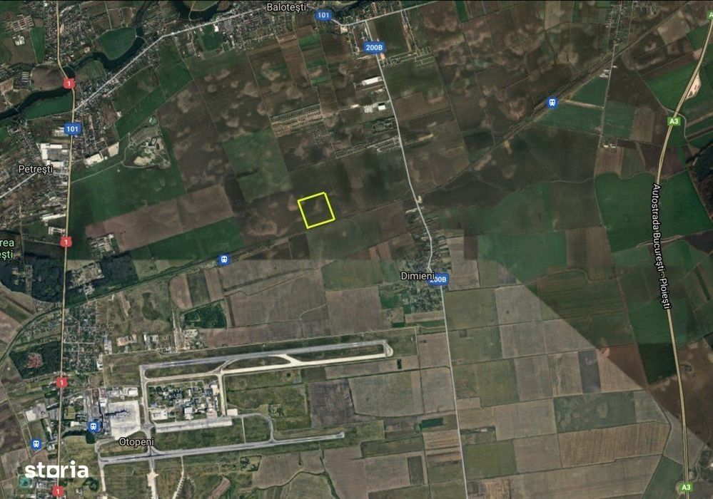 Teren 14 HA conex Autostrada A0 Nord pretabil dezvoltare logistica/rez