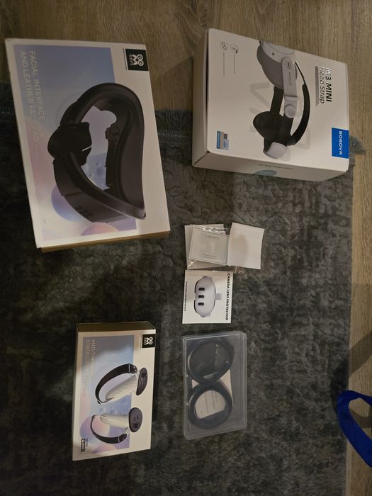 Accesorii Quest 3 Headstrap Lentile Protectie, Interfata Faciala, Grip