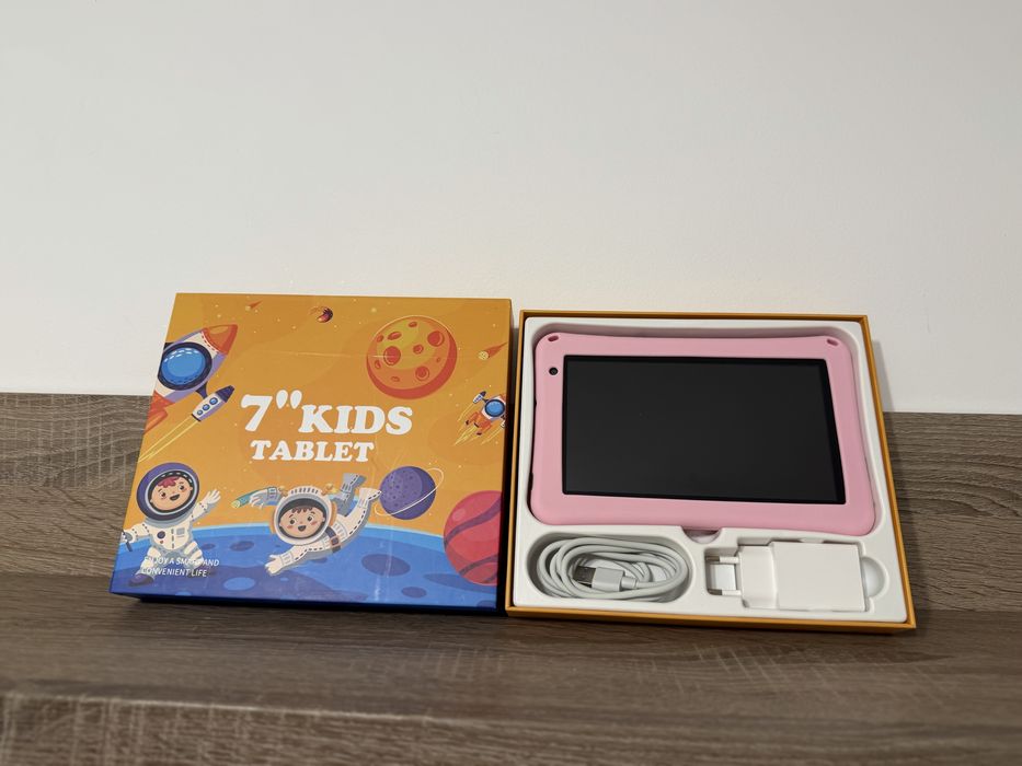 Tableta pentru copii, 7 inci, Android 13, octa-core, 4+4GB RAM, 64GB