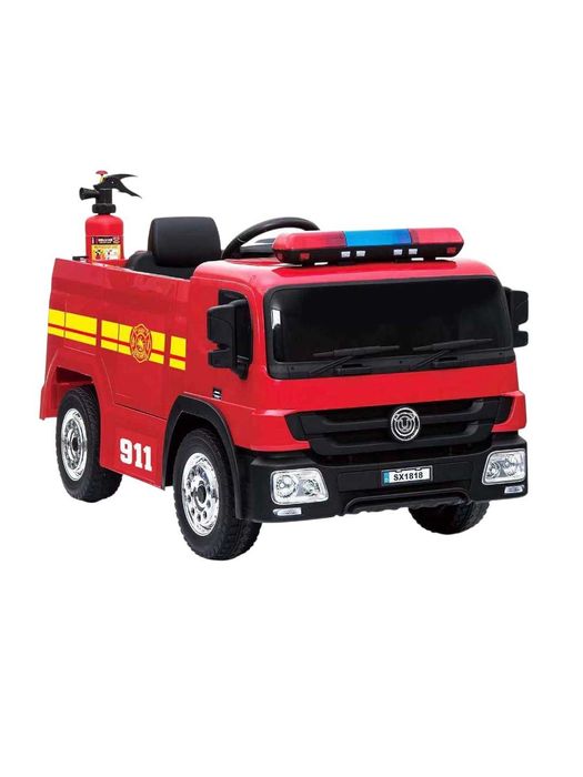 Детская машинка на аккумуляторе, пожарная машинка.