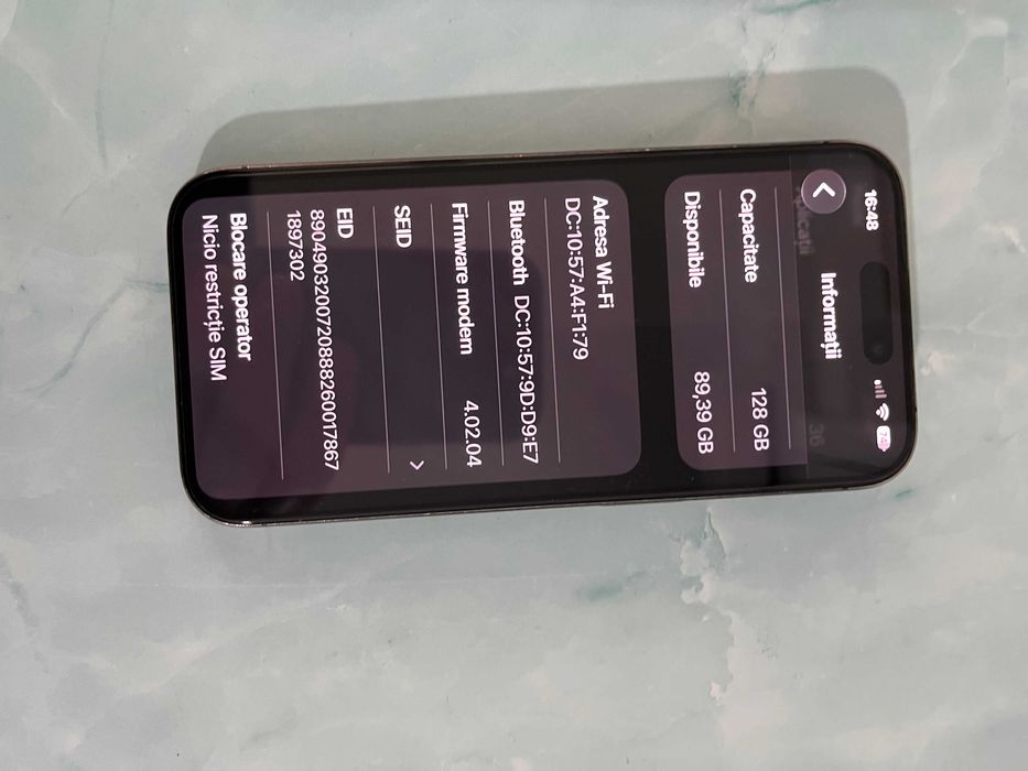 Iphone 15 Pro Blue Titan
