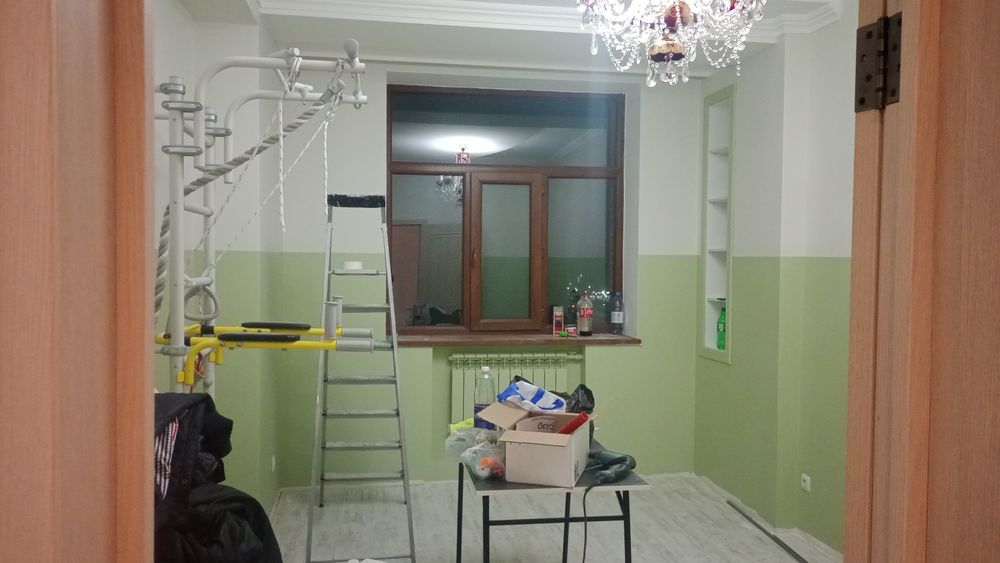 Покраска стен актау