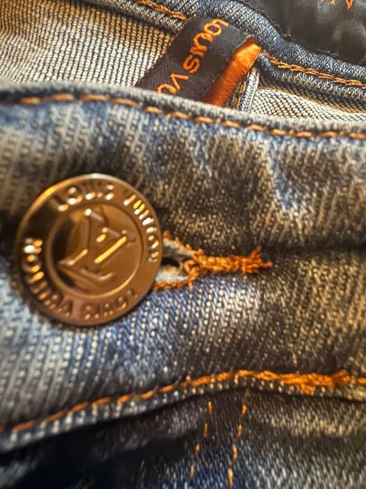 Louis Vuitton-Оригинални мъжки чисто нови дънки Л размер/52