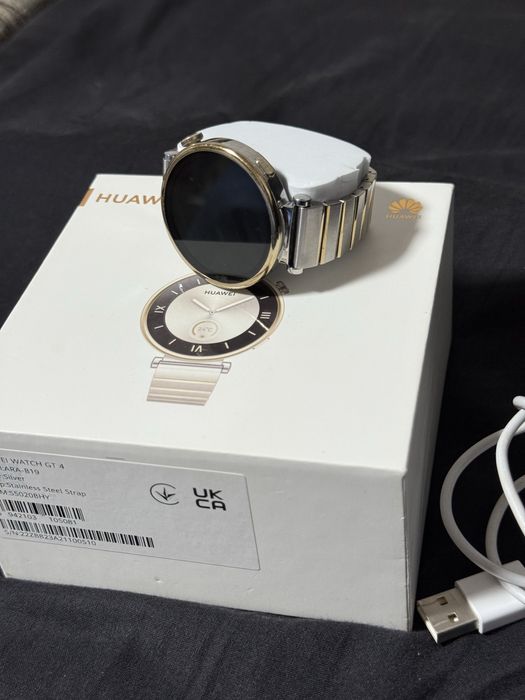Huawei Watch GT 4 (Silver, Metal Strap