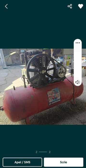 Compresor Fiac 500 litri cu pompa AB1500 mot 7,5 kw