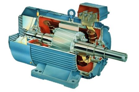 Ремонт электродвигателей, насосов,генераторов.