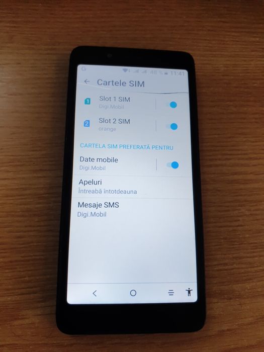Alcatel 1c 2019 5003D Android 8 dualsim necodat 1Gb RAM sticla fisura
