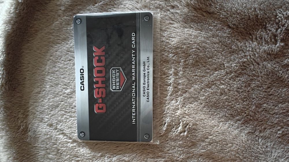 Casio g-shock w.r. 20 bar