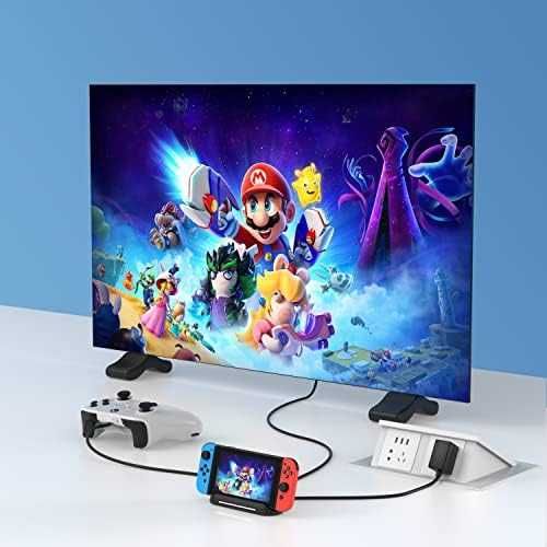 Нова Портативна Докинг Станция за Switch / Switch OLED, HDMI, USB