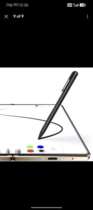Stylus Pen original + Husă piele eco pentru Honor Magic V5 (Stare impecabilă)