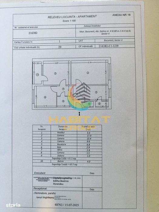 Apartament 3 camere Decomandat Giurgiului